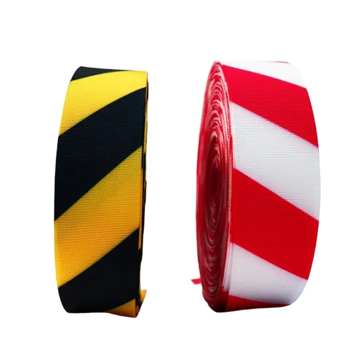 Tvåfärgad varningstejp